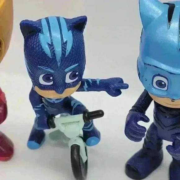 Lot of Six PJ Masks Figures Toys Cat Boys Just Play - Picture 5 of 12